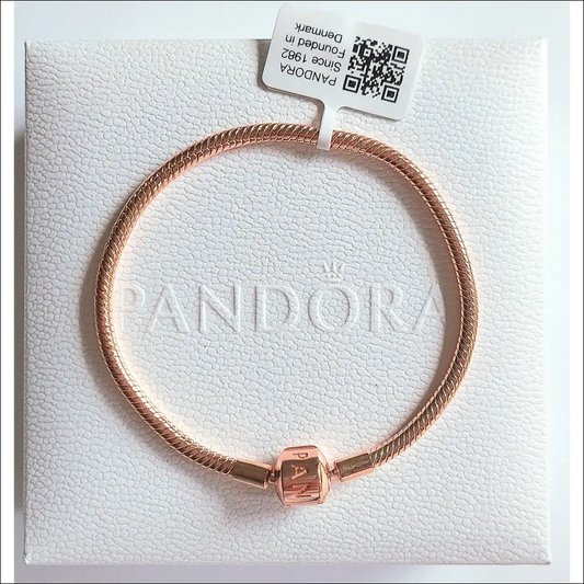 Pandora Berlockarmband Snake Chain Armband i Roséguld 588781C00