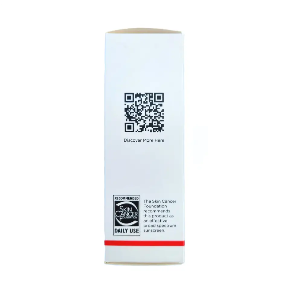 EltaMD UV Clear Broad Spectrum SPF 46 product packaging with QR code and Skin Cancer Foundation recommendation