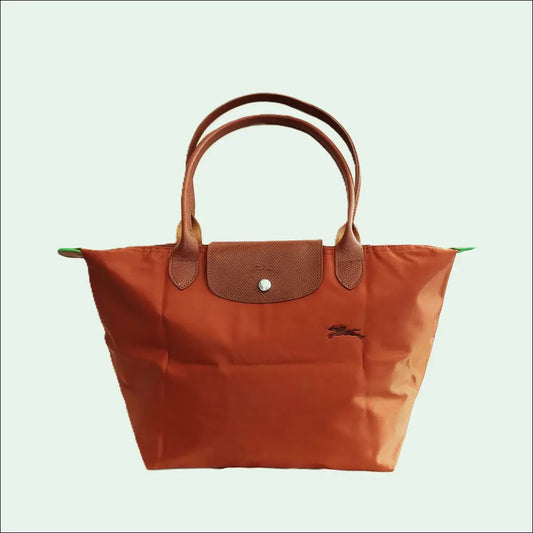 Longchamp Cognac – Le Pliage Original Large Tote - COGNAC / Long Handle - Handväska