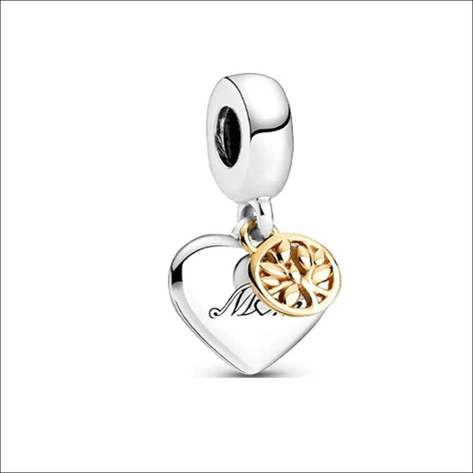 Pandora Mum med Familjeträd Charm ALE s925 och Guld Berlock