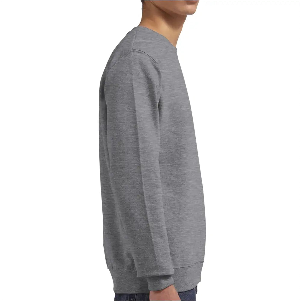 Grå Unisex Sweatshirt för Casual Dejting och Singlar - Print Material