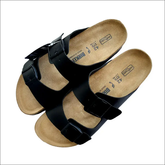 Birkenstock Arizona Svart Birko - Flor Small Soft Footbed - Sandaler