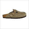 Birkenstock Boston Clog med Soft Footbed - Khaki Small - Sandaler