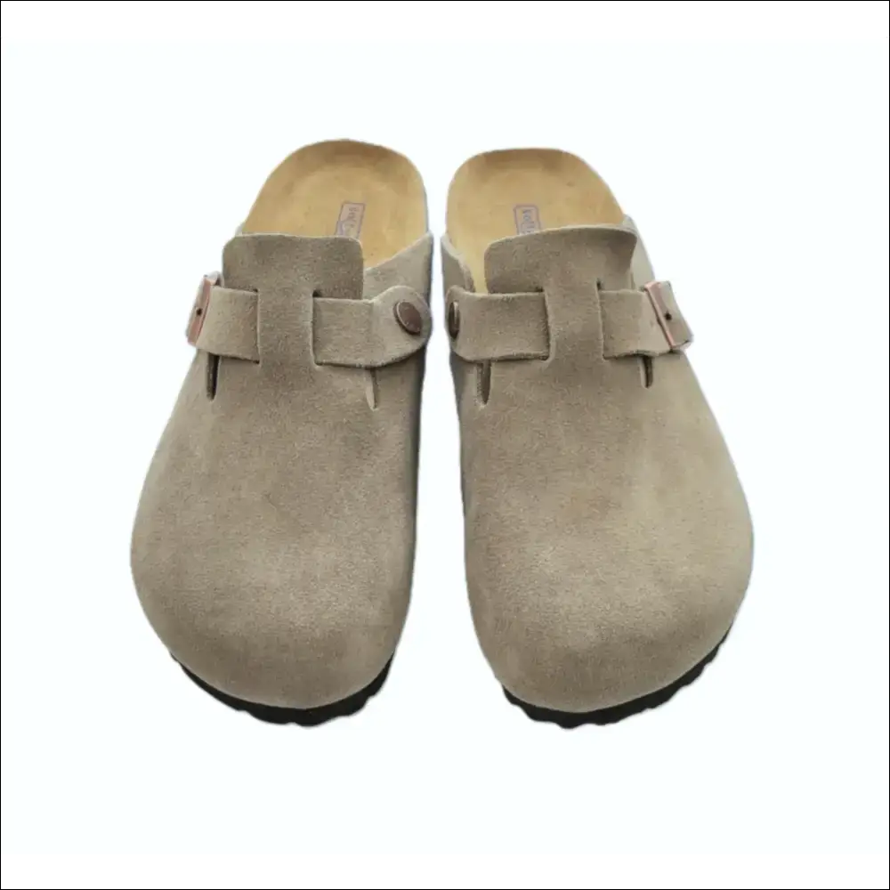 Birkenstock Boston Clog med Soft Footbed - Khaki Small - Sandaler