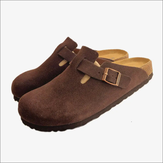 Birkenstock Boston Mocha Clog med Soft Footbed Small Passform - Clogs