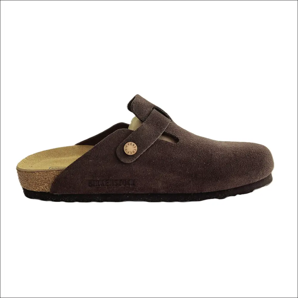 Birkenstock Boston Mocha Clog med Soft Footbed Small Passform - Clogs