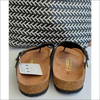 Birkenstock Gizeh Svart Spegel – Sandaler med T-rem och Ergonomisk Korksula