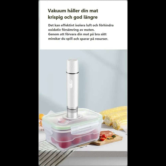 Elegant Vakuumpump för Förvaring av Kläder och Mat - [Vit] förvaring - mutual