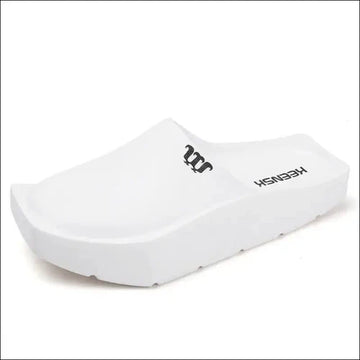Eleganta Clogs med Stabil Platåsula i EVA-plast - Vit / 39 - mutual