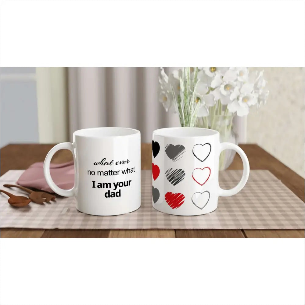Farsdags Present 11oz Keramisk Mugg med Känslosamt Budskap - Print Material