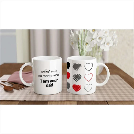 Farsdags Present 11oz Keramisk Mugg med Känslosamt Budskap - Print Material