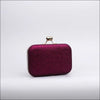 Momentum med Glamour - Glittrande Clutch - Djuplila