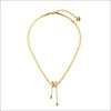 Guld Legerat Halsband med Kreativ 3D design - Titan - mutual