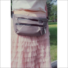 Khaki vattenavvisande midjeväska justerbar midja/crossbody - Midjeväska