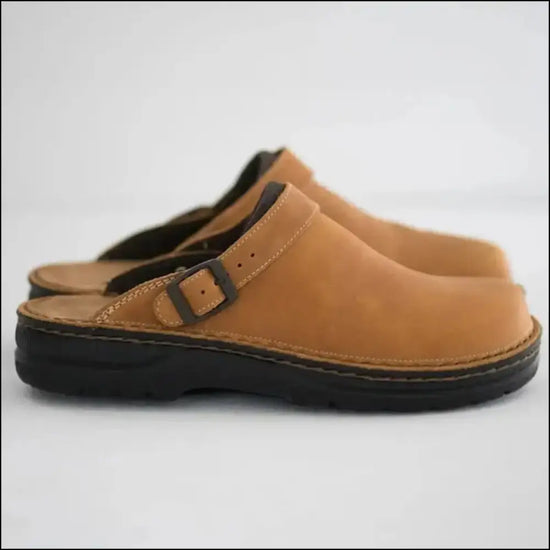 Klassisk stil Clogs med ortopedisk sula för herrar och damer - Khaki / 38 - mutual