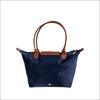 Large Longchamp Tote Le Pliage Original Navy Blue - Vikbar Resväska - Long Handle - resväska