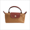 Le Pliage Original Pochette i nylon med handtag - Longchamp Fawn - Gul / Mini single pack - Design handväska