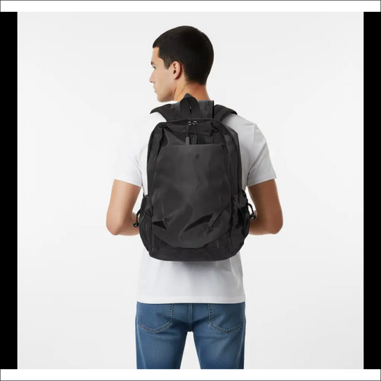 Liten Ryggsäck Vattenavvisande för Minidator och Skolmaterial - Svart / Ryggsäckar