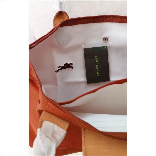 Longchamp Cognac – Le Pliage Original Large Tote - COGNAC / Long Handle - Handväska