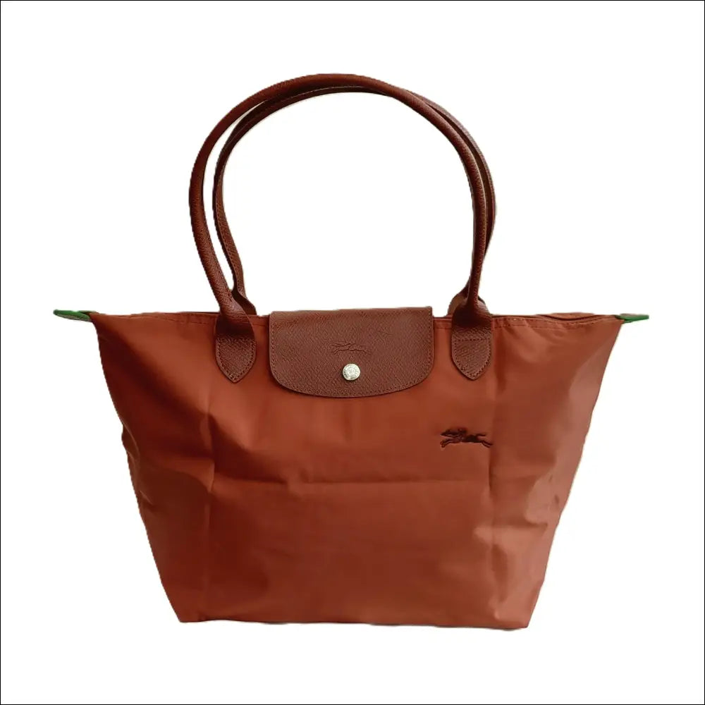 Longchamp Cognac – Le Pliage Original Large Tote - COGNAC / Long Handle - Handväska
