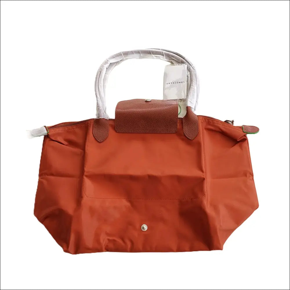 Longchamp Cognac – Le Pliage Original Large Tote - COGNAC / Long Handle - Handväska