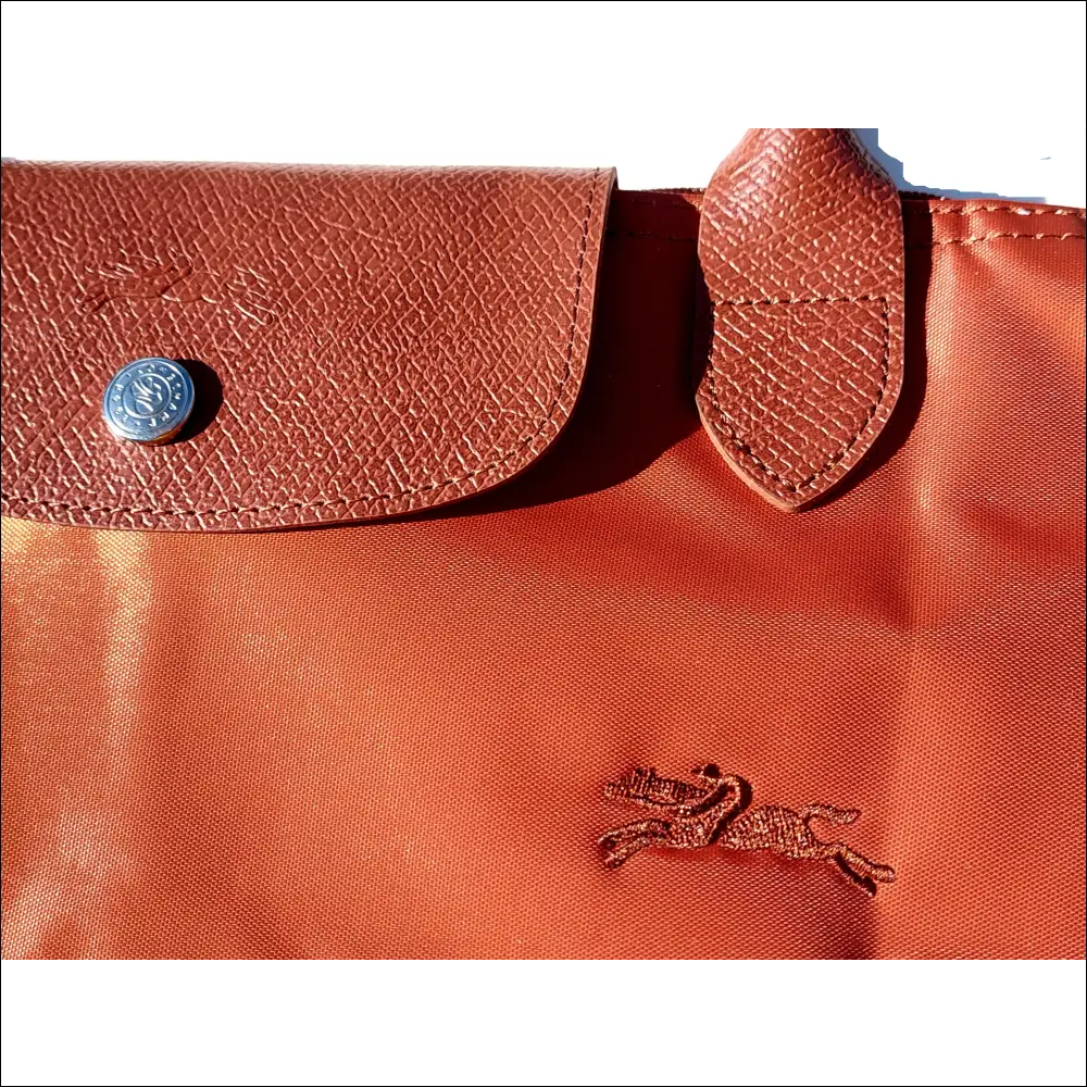 Longchamp Cognac – Le Pliage Original Large Tote - COGNAC / Long Handle - Handväska