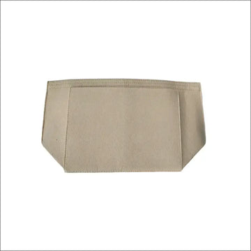 Longchamp handväskorganiserare i beige konstfilt med fack och ergonomisk form för effektiv förvaring i din väska.