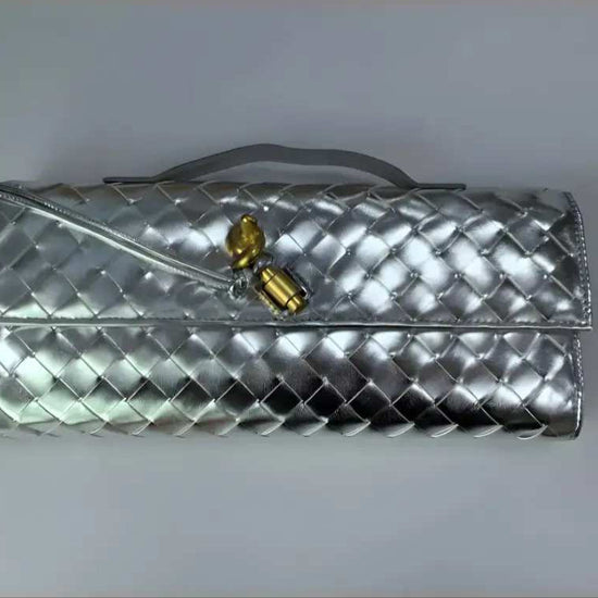 Lyxiga Kuvertväskor med Exklusiv Design - Silver / 31*7*14cm - mutual