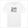 Magnet för positiva tankar vit t-shirt - Print Material