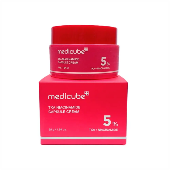 Medicube TXA + Niacinamide Återfuktande Capsule Cream - Röd Vit - Hudkräm