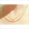 Minimalistiskt Silverhalsband - Zircon Trio i 925 Silver