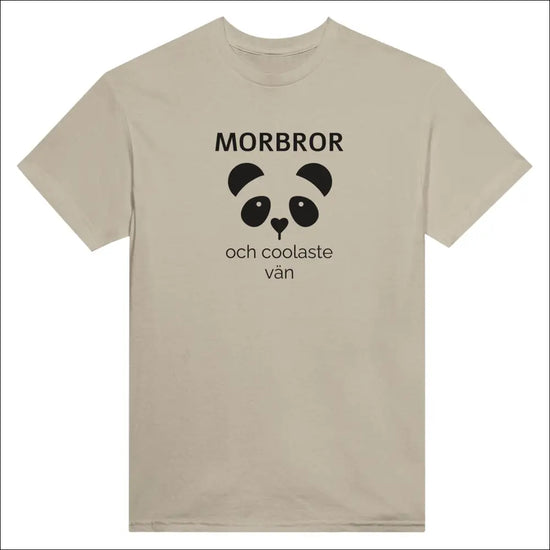 Morbror T-shirt med Panda Motiv | Klassisk Passform - S - Print Material