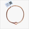 Elegant Pandora Moments Snake Chain Armband i Roséguld 588781C00
