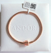 Elegant Pandora Moments Snake Chain Armband i Roséguld 588781C00