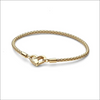 Pandora Moments Armband 562731C00 – Studded Chain 14K Guldplätering - Gyllene / 16cm