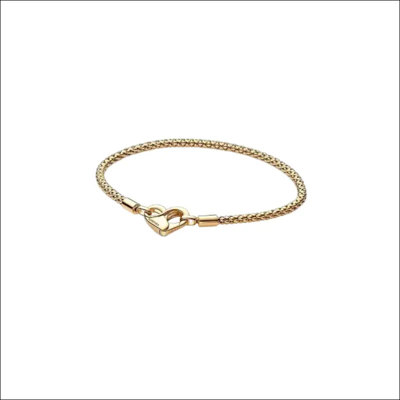 Pandora Moments Armband 562731C00 – Studded Chain 14K Guldplätering
