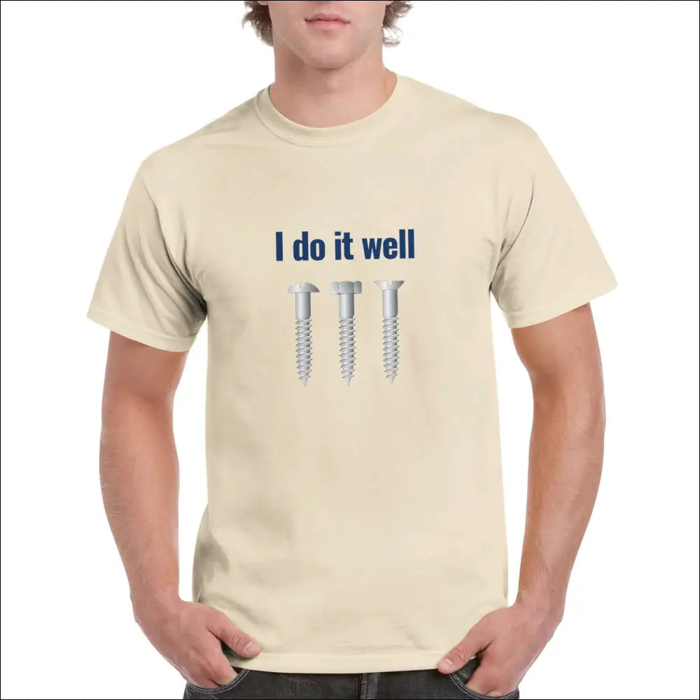 Tuff t-shirt för kille – Skruvar verktyg och attityd - Neutral / S - Print Material