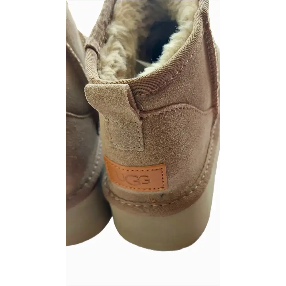 UGG Classic Ultra Mini Platform Chestnut med uggplush-foder - Stövletter