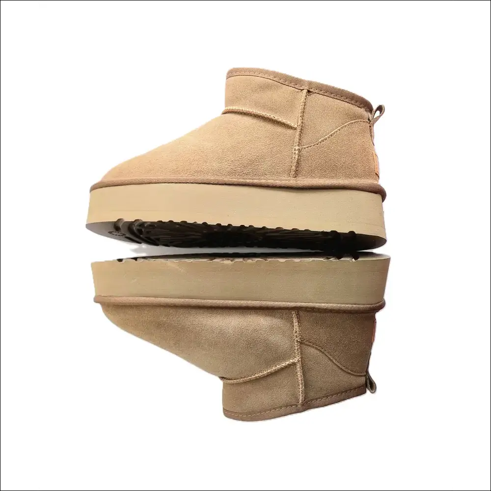 UGG Classic Ultra Mini Plattform Chestnut med uggplush-foder - Stövletter