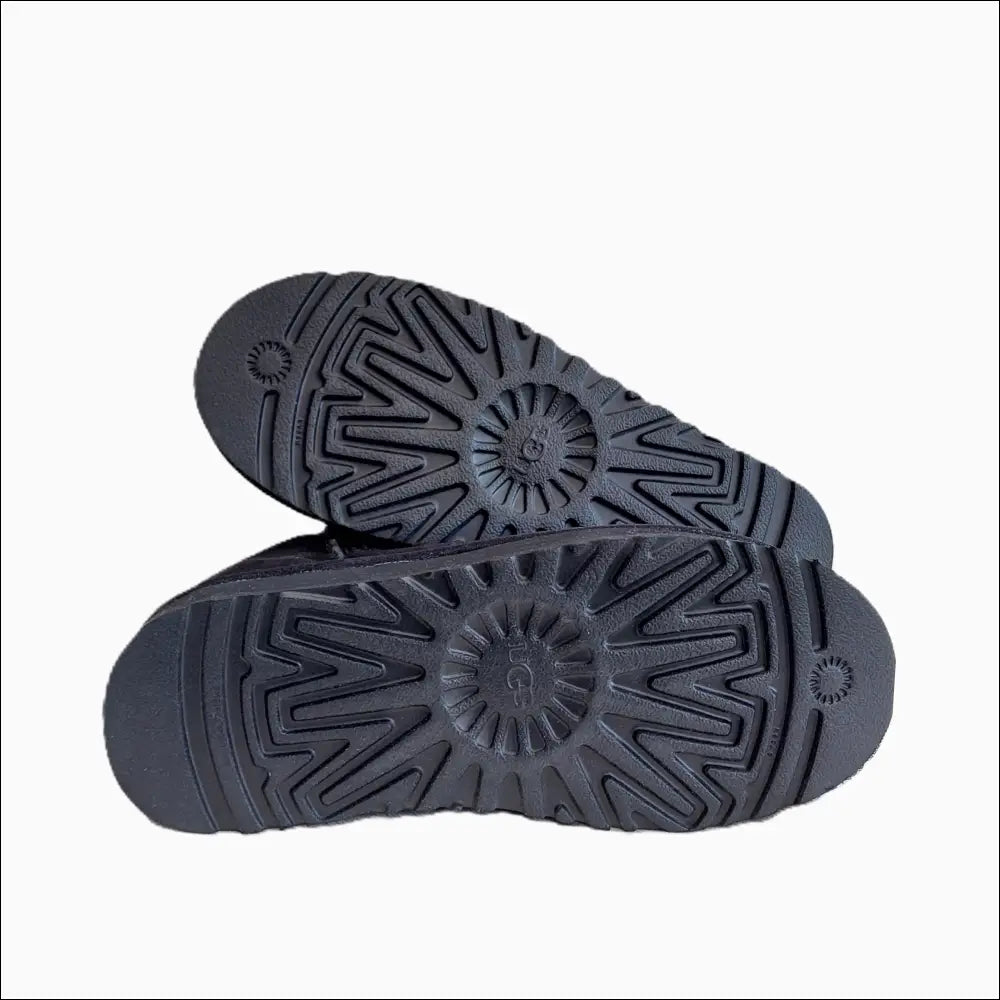 UGG W Classic Ultra Mini Plattform Svart Mocka - Stövletter