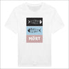 Grafiskt designad t-shirt med fiskskelettmotiv - solid bomull - Print Material